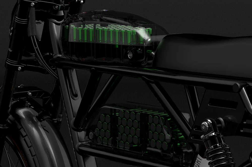 Electric bicycle LANKELEISI X-Black Knight