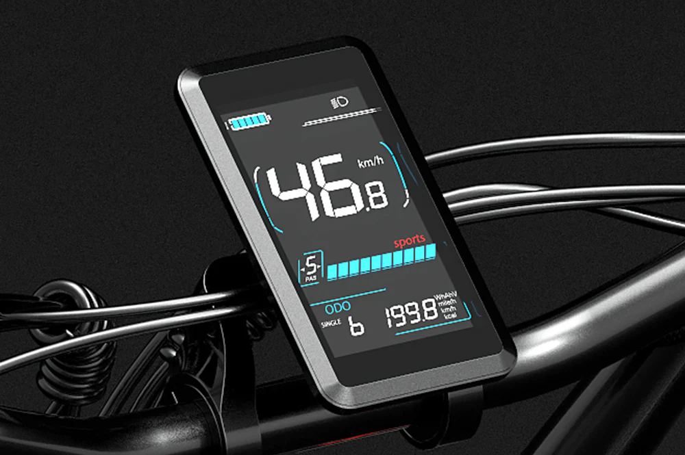 Electric bicycle LANKELEISI X-Black Knight